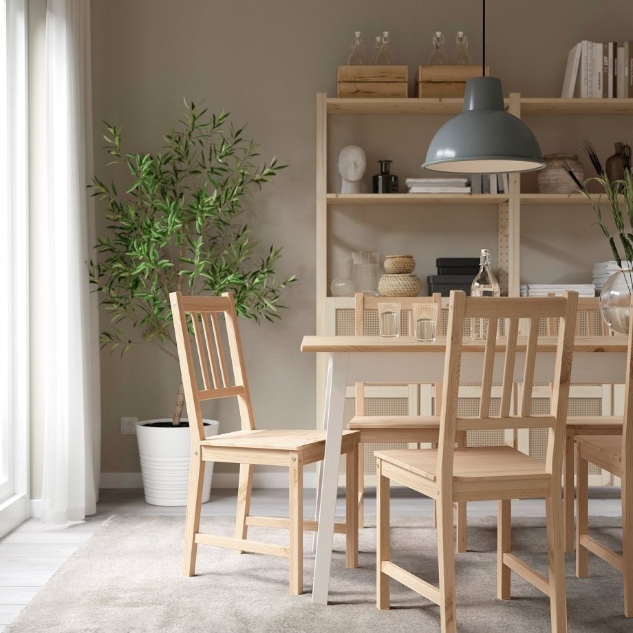 Light Brown Stained Chair, Chair, light brown stained