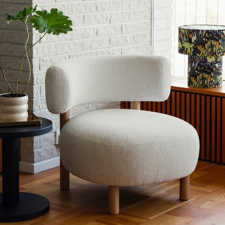 Djurmo Grey Armchair, Armchair, Djurmo grey/white