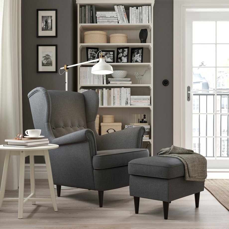 Nordvalla Wing Chair, Wing chair, Nordvalla dark grey